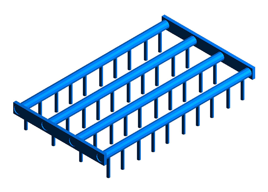 Round Finger Agitator Grid