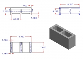 D6816-1102 Square Core Plain End