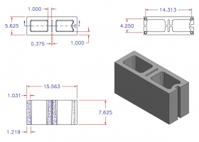 D6816-1566 Square Core Bubble Sash