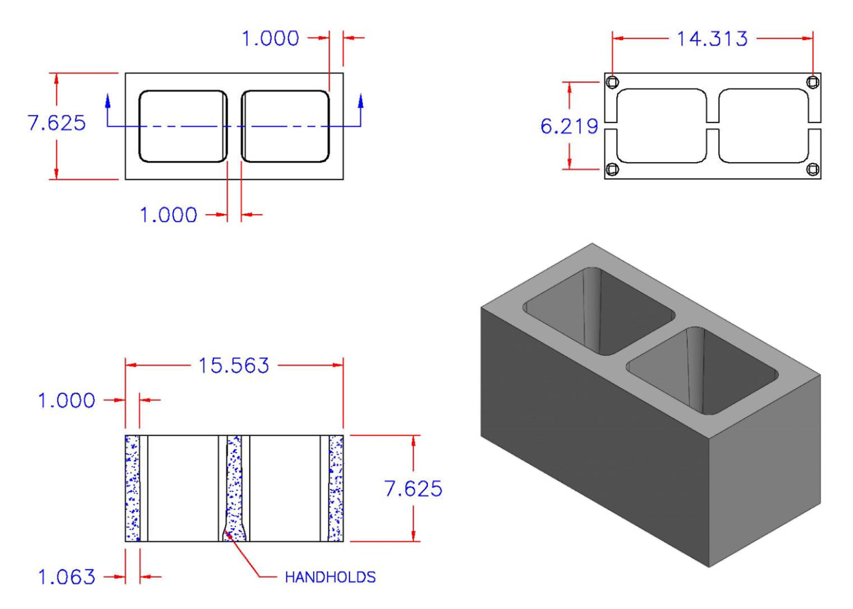 D8816-1108 Square Core Plain End