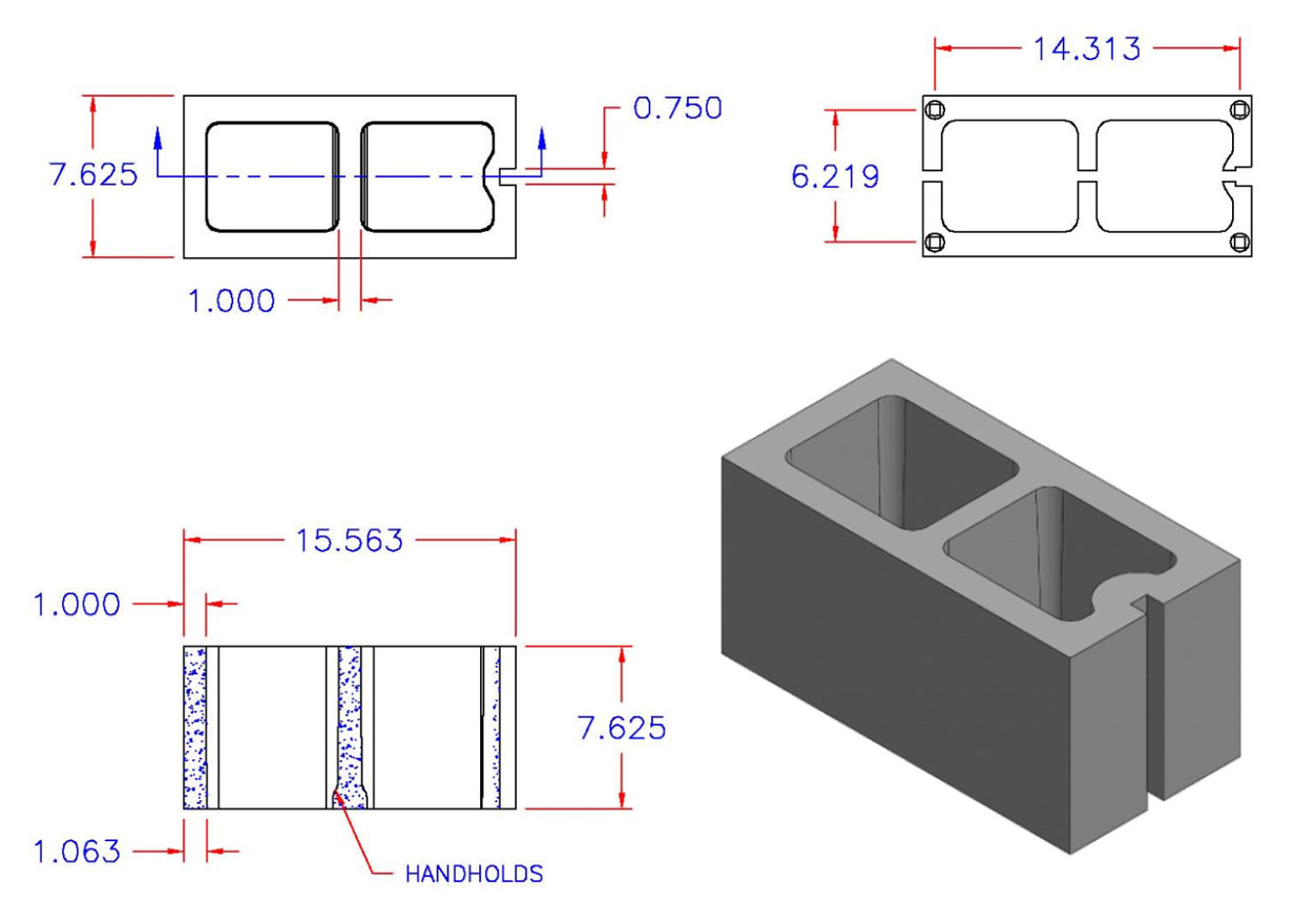 D8816-1408 Square Core Bubble Sash