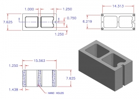 D8816-1494 Square Core Bubble Sash