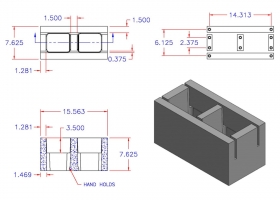 D8816-1898 Square Core Kobb