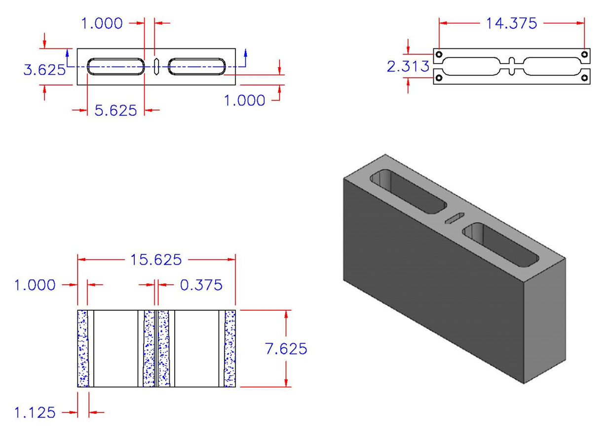 DC4816-1625 Square Core Plain End