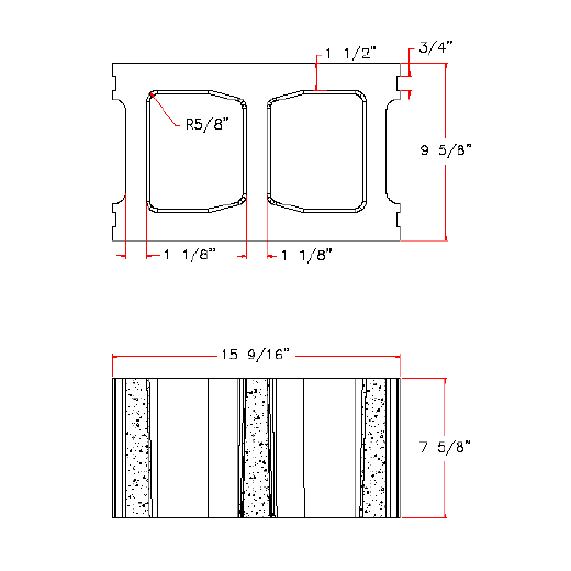 Standard 10" Block D10816-2287