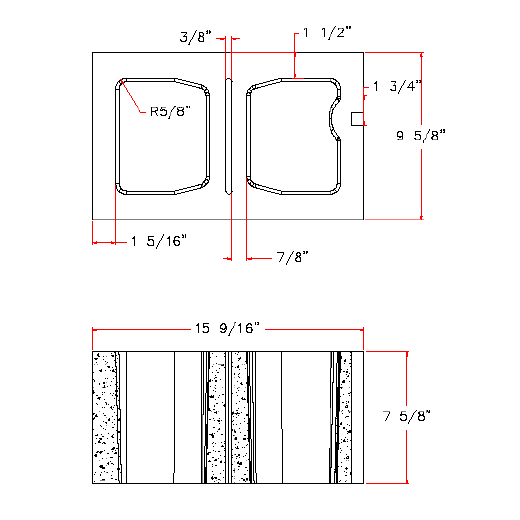 Standard 10" Block D10816-2565