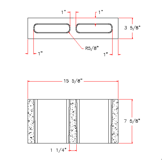 Standard 4" Block - DC4816-1101