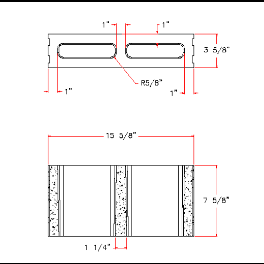 Standard 4" Block - DC4816-1256