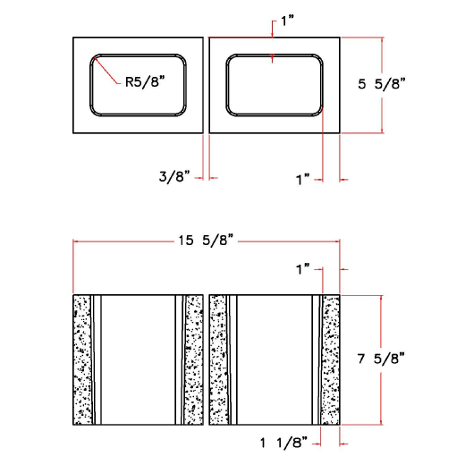 Standard 6" Block - DC688-1155