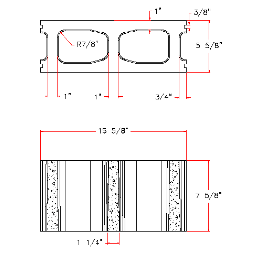 Standard 6" Block - DC6816-2225