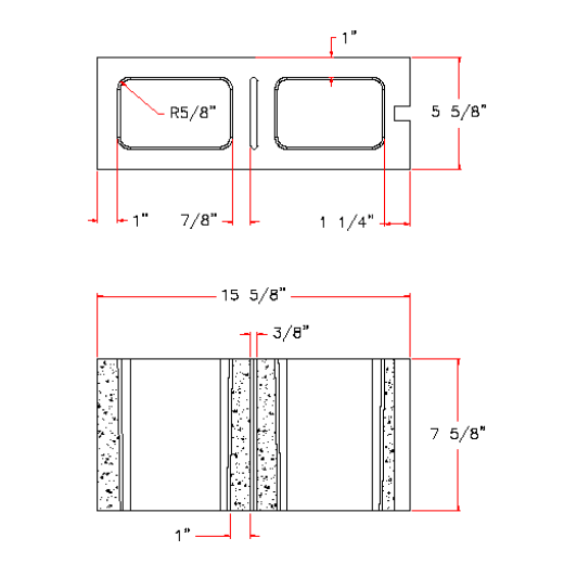 Standard 6" Block - DC6816-1714