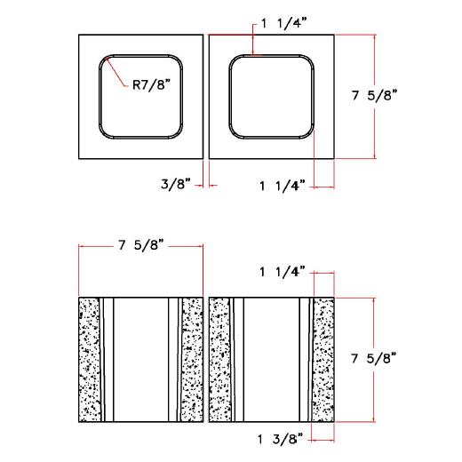 Standard 8" Block - DC888-1150