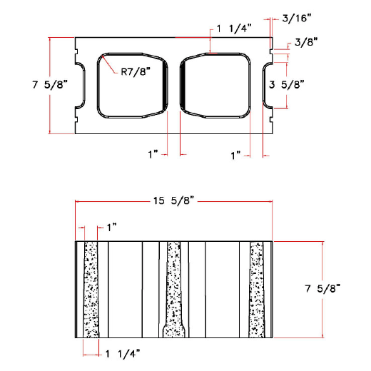 Standard 8" Block - DC8816-2229