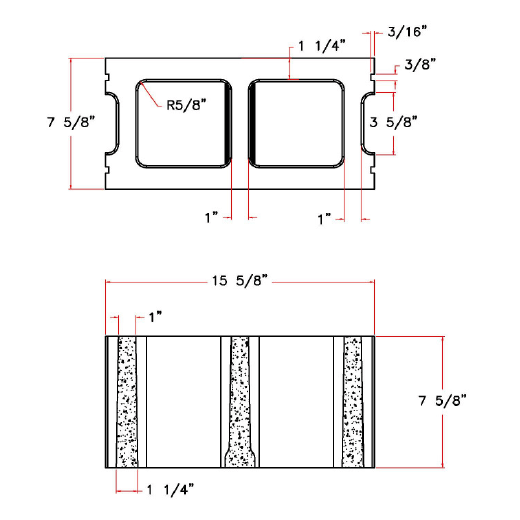 Standard 8" Block - DC8816-1209