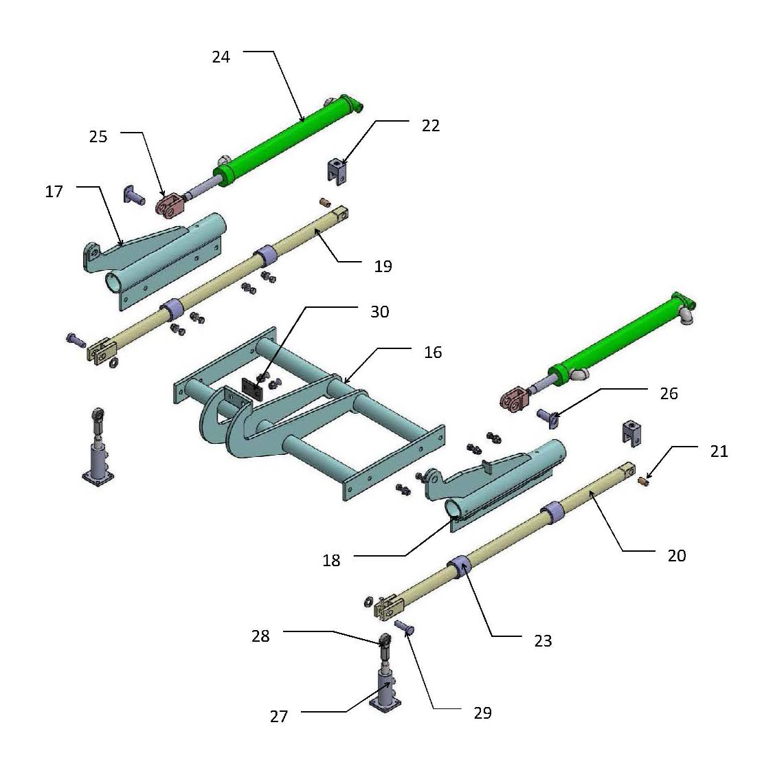 CPR 100 Pallet Pusher Parts